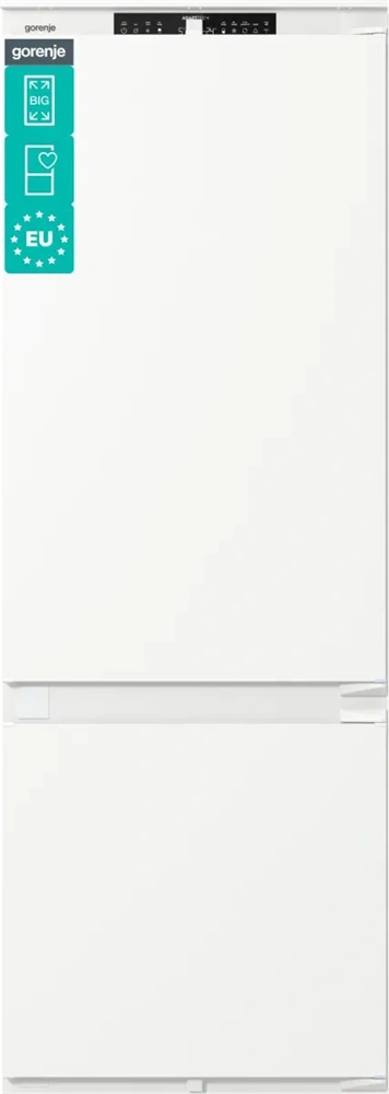 Gorenje NRKI619D61WFE fehér, beépíthető, No Frost, kombinált hűtőszekrény