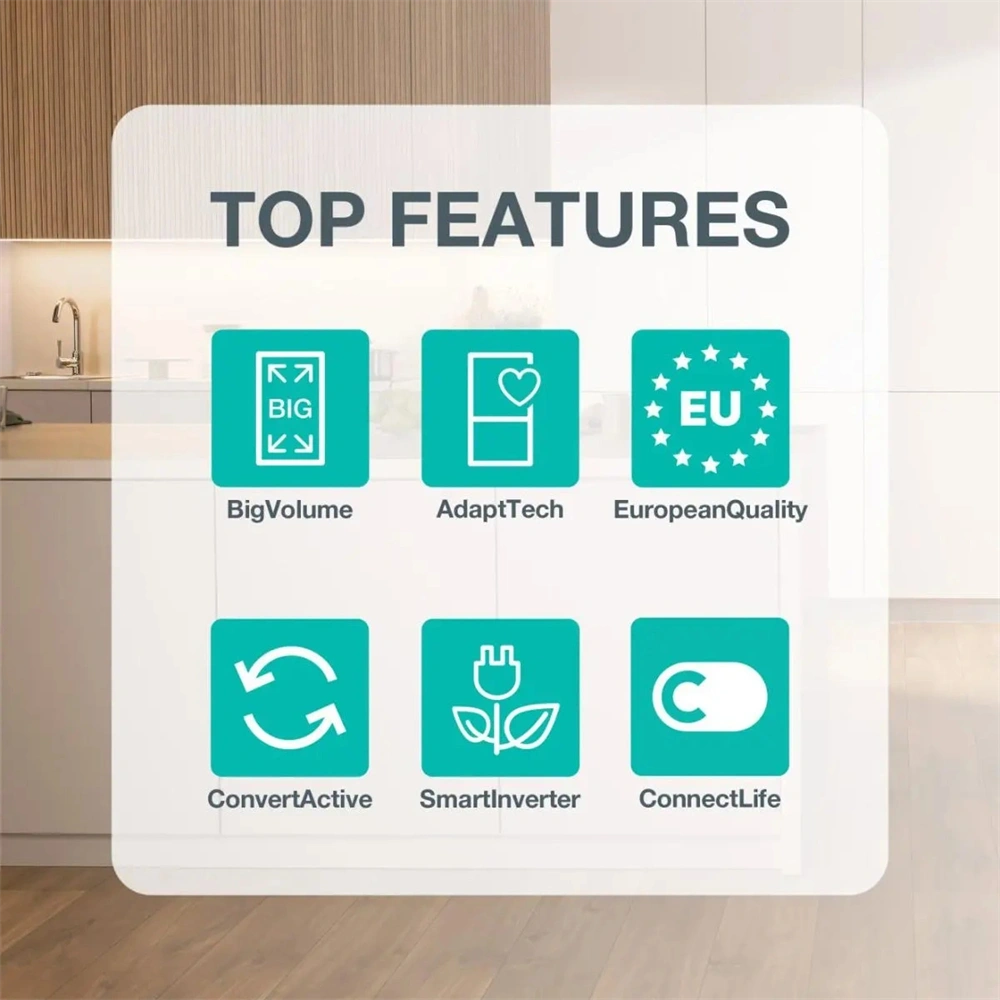 Gorenje NRKI619D61WFE fehér, beépíthető, No Frost, kombinált hűtőszekrény