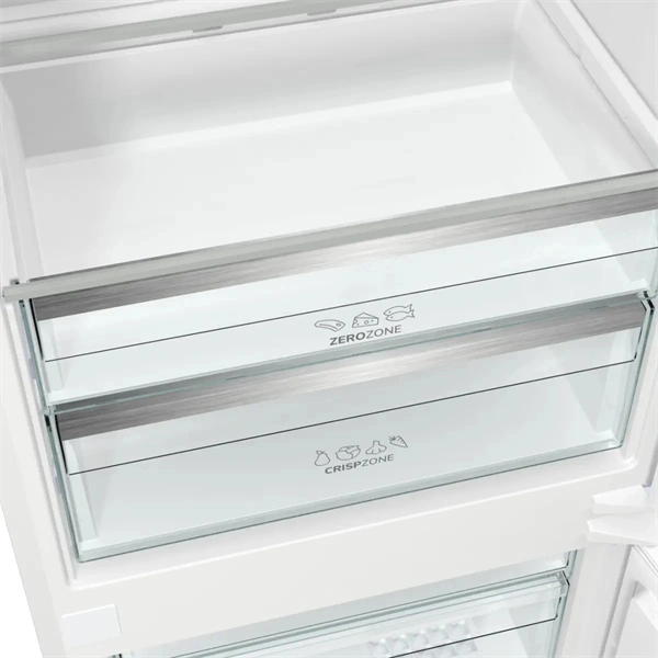 Gorenje NRKI619D61WFE fehér, beépíthető, No Frost, kombinált hűtőszekrény