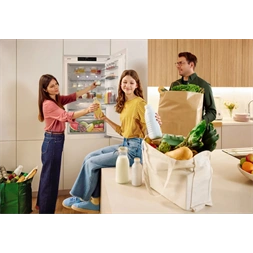 Gorenje NRKI619D61WFE fehér, beépíthető, No Frost, kombinált hűtőszekrény