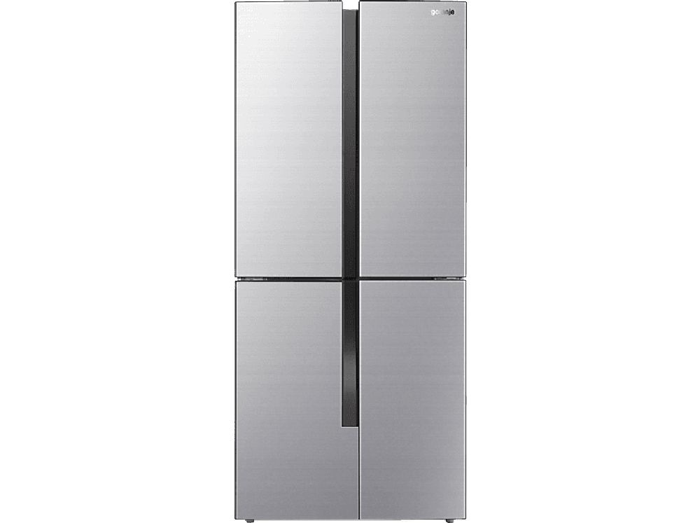 Gorenje NRM8182MX inox, Side-by-Side, Hűtő:278L, Fagyasztó:149L, hűtőszekrény