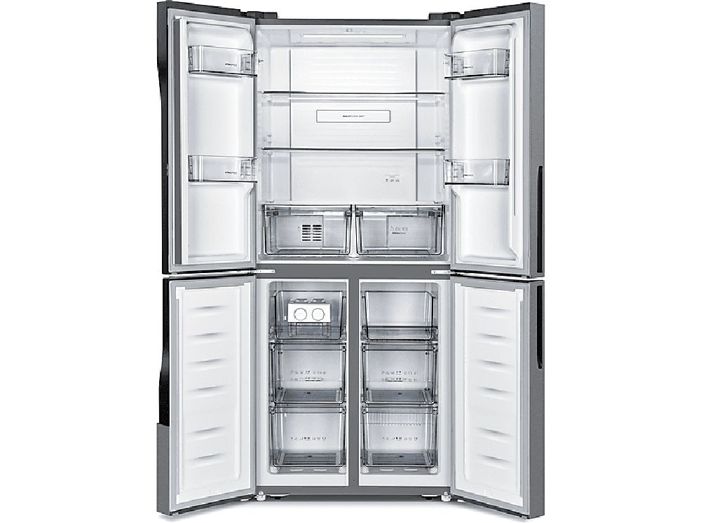 Gorenje NRM8182MX inox, Side-by-Side, Hűtő:278L, Fagyasztó:149L, hűtőszekrény
