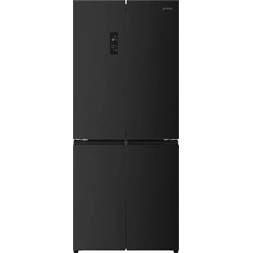 Gorenje NRM819E61BX fekete, Multidoor, Hűtő:311L, Fagyasztó:149L, hűtőszekrény
