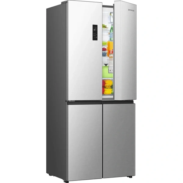 Gorenje NRM819E61X szürke, multidoor, Hűtő:311L, Fagyasztó:149L, No Frost Plus, hűtőszekrény