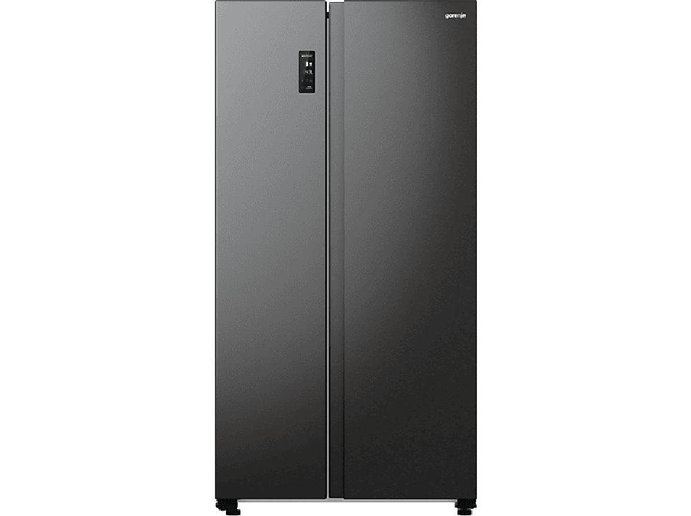 Gorenje NRR9185EABXL fekete, Side-by-Side, Hűtő:358L, Fagyasztó:192L, hűtőszekrény