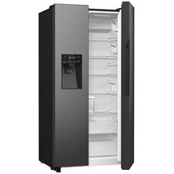 Gorenje NRR9185ESBXL Side-by-Side, Hűtő: 376L, Fagyasztó: 190L, No Frost hűtőszekrény