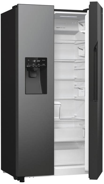 Gorenje NRR9185ESBXL Side-by-Side, Hűtő: 376L, Fagyasztó: 190L, No Frost hűtőszekrény