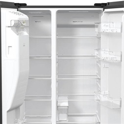 Gorenje NRR9185ESBXL Side-by-Side, Hűtő: 376L, Fagyasztó: 190L, No Frost hűtőszekrény