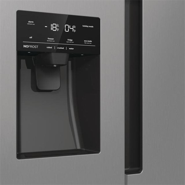 Gorenje NRR9185ESXL Side-by-Side, Hűtő: 376L, Fagyasztó: 190L, NoFrost Plus hűtőszekrény