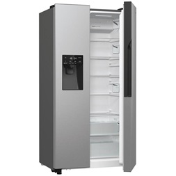 Gorenje NRR9185ESXL Side-by-Side, Hűtő: 376L, Fagyasztó: 190L, NoFrost Plus hűtőszekrény