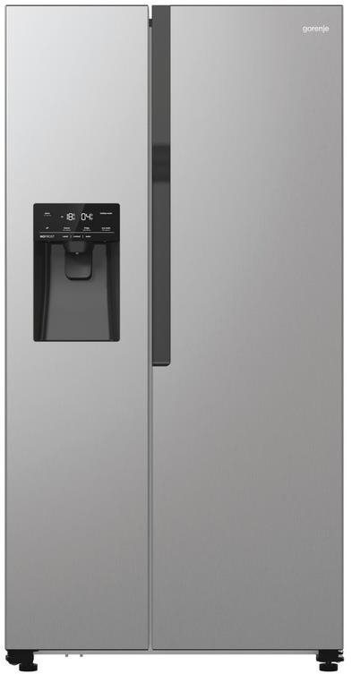 Gorenje NRR9185ESXL Side-by-Side, Hűtő: 376L, Fagyasztó: 190L, NoFrost Plus hűtőszekrény