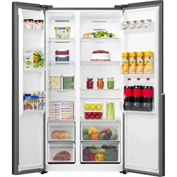 Gorenje NRS917E41BX fekete, No Frost, Side-by-Side, 544 l, hűtőszekrény
