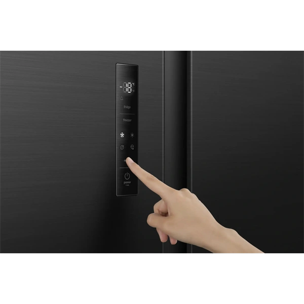 Gorenje NRS917E41BX fekete, No Frost, Side-by-Side, 544 l, hűtőszekrény