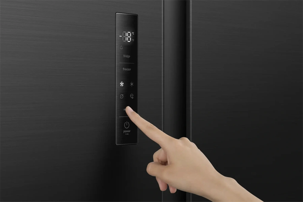 Gorenje NRS917E41BX fekete, No Frost, Side-by-Side, 544 l, hűtőszekrény