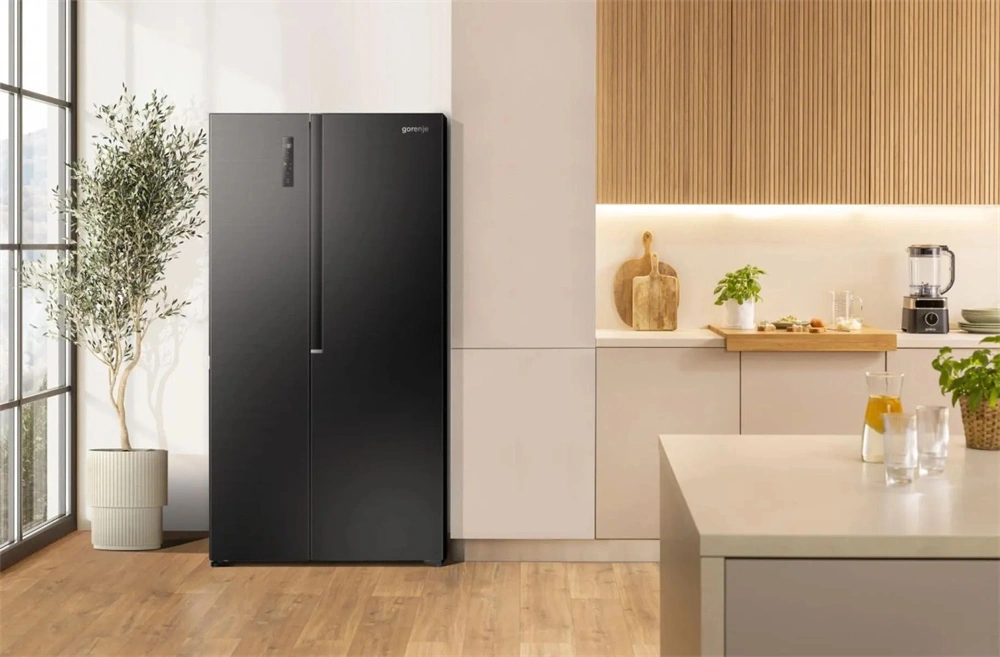 Gorenje NRS917E41BX fekete, No Frost, Side-by-Side, 544 l, hűtőszekrény