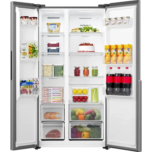 Gorenje NRS917E41X inox, No Frost, Side-by-Side, 544 l, hűtőszekrény