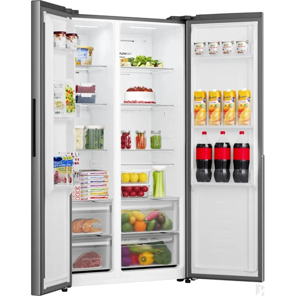 Gorenje NRS917E41X inox, No Frost, Side-by-Side, 544 l, hűtőszekrény