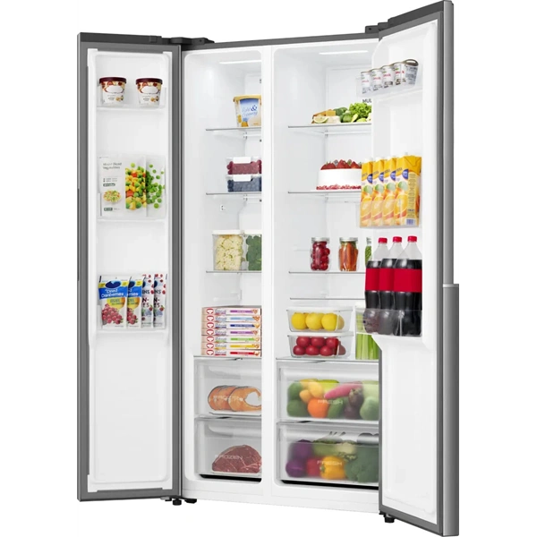 Gorenje NRS917E41X inox, No Frost, Side-by-Side, 544 l, hűtőszekrény