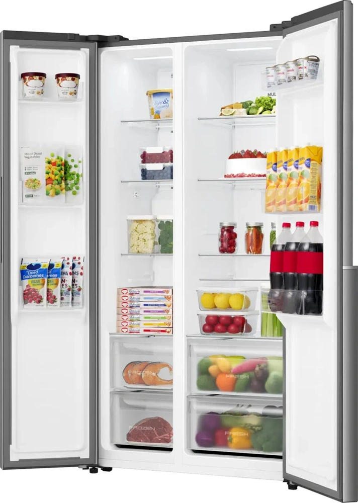 Gorenje NRS917E41X inox, No Frost, Side-by-Side, 544 l, hűtőszekrény