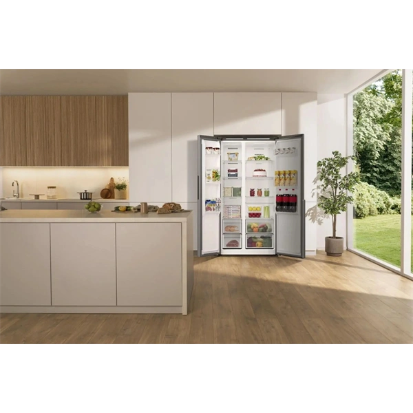 Gorenje NRS917E41X inox, No Frost, Side-by-Side, 544 l, hűtőszekrény