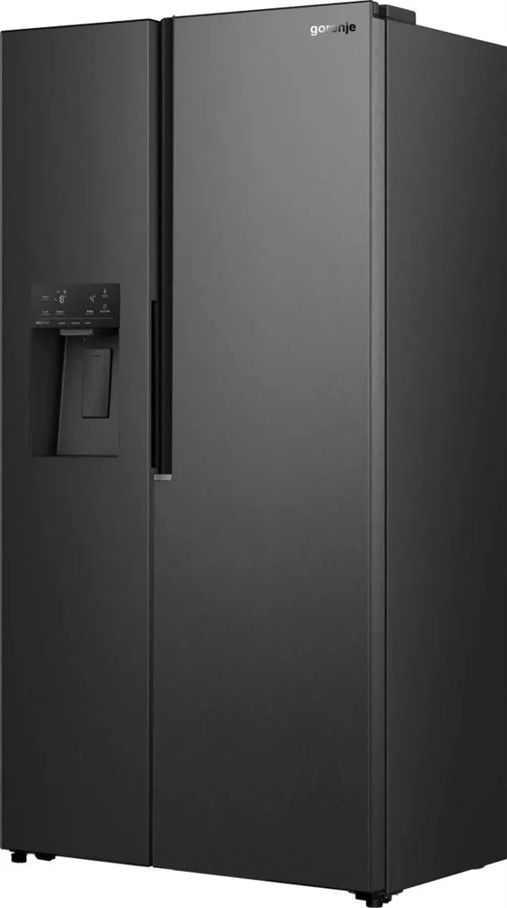 Gorenje NRS917E61BX fekete, No Frost, Side-by-Side, hűtőszekrény