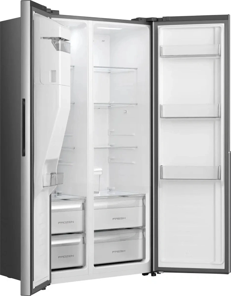 Gorenje NRS917E61X inox, No Frost, Side-by-Side, hűtőszekrény