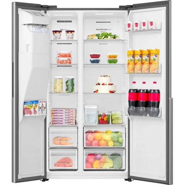 Gorenje NRS917E61X inox, No Frost, Side-by-Side, hűtőszekrény