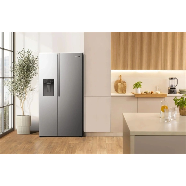 Gorenje NRS917E61X inox, No Frost, Side-by-Side, hűtőszekrény