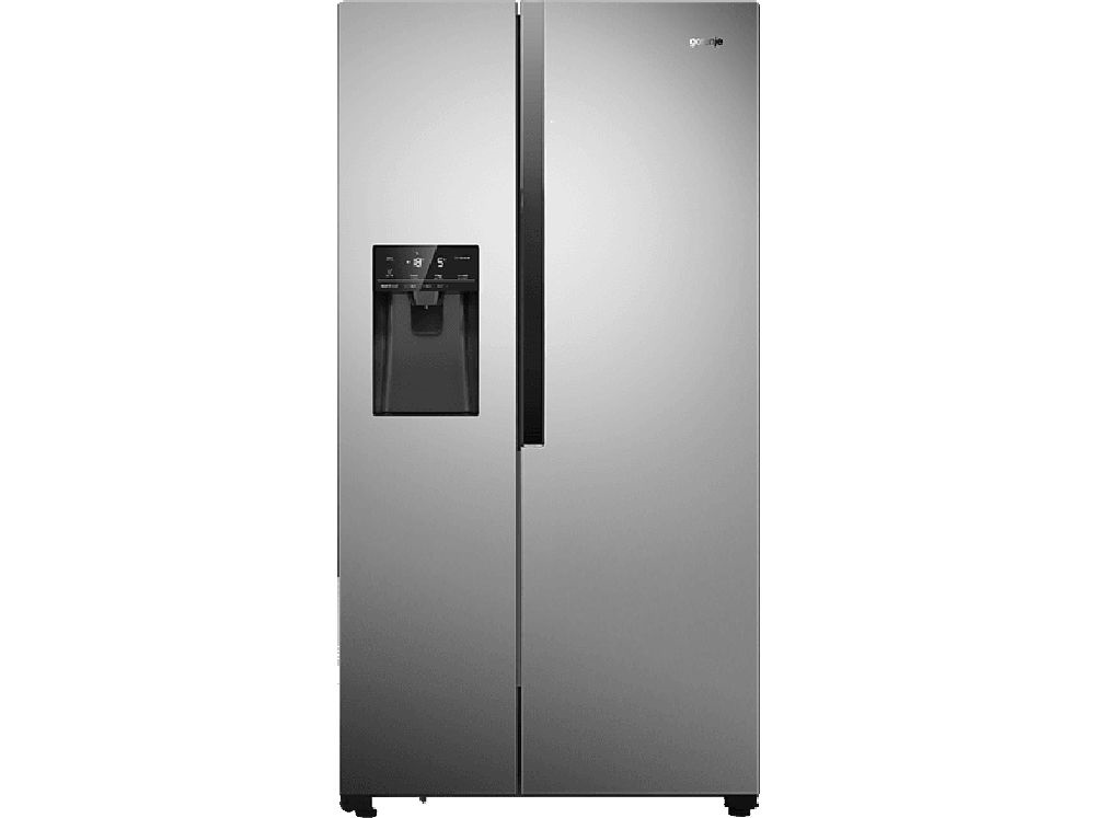 Gorenje NRS9182VX inox, Side-by-Side, Hűtő:371L, Fagyasztó:191L, hűtőszekrény