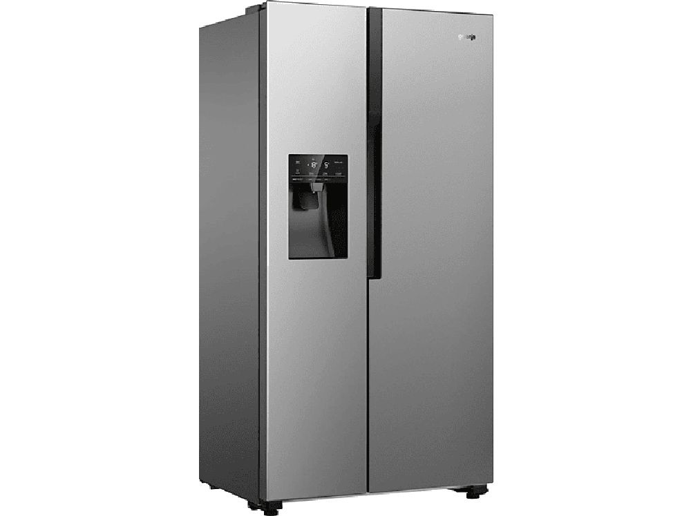 Gorenje NRS9182VX inox, Side-by-Side, Hűtő:371L, Fagyasztó:191L, hűtőszekrény