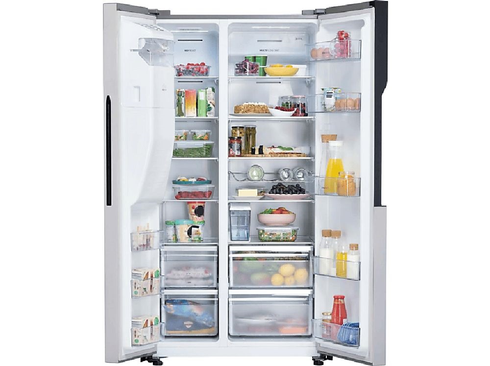 Gorenje NRS9182VX inox, Side-by-Side, Hűtő:371L, Fagyasztó:191L, hűtőszekrény