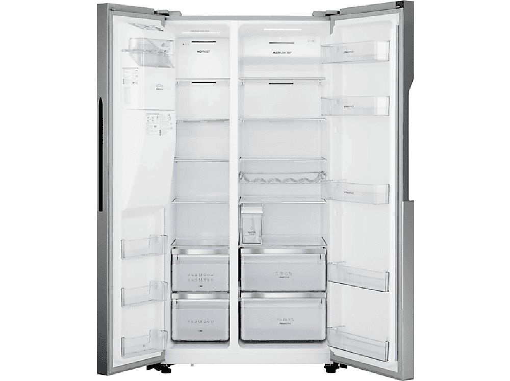 Gorenje NRS9182VX inox, Side-by-Side, Hűtő:371L, Fagyasztó:191L, hűtőszekrény