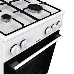 Mora P2241AW1 fehér, szabadonálló, gáz, kombinált, főzőzóna:4, sütőtér:61L, tűzhely