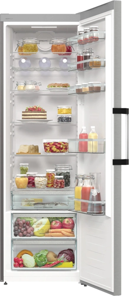 Gorenje R619DAXL6 inox, egyajtós, Hűtő:398L, hűtőszekrény