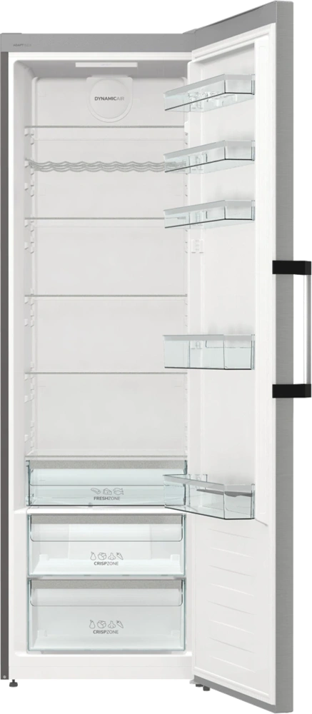 Gorenje R619DAXL6 inox, egyajtós, Hűtő:398L, hűtőszekrény
