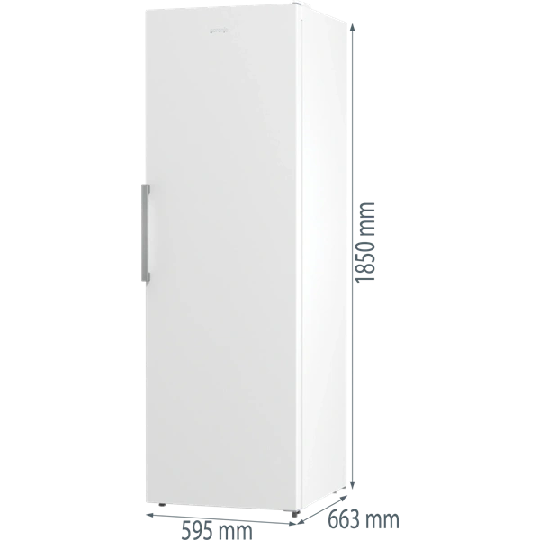 Gorenje R619EEW5 fehér, egyajtós, Hűtő:398L, hűtőszekrény
