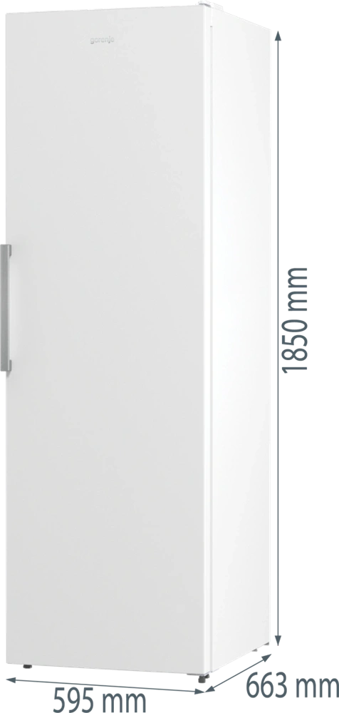 Gorenje R619EEW5 fehér, egyajtós, Hűtő:398L, hűtőszekrény