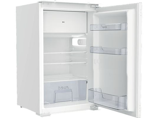Gorenje RBI409EP1 fehér, egyajtós, beépíthető, Hűtő:104L, hűtőszekrény