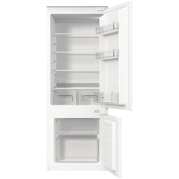 Gorenje RKI514E21 beépíthető, alulfagyasztós, Hűtő:160L, Fagyasztó:48L, hűtőszekrény