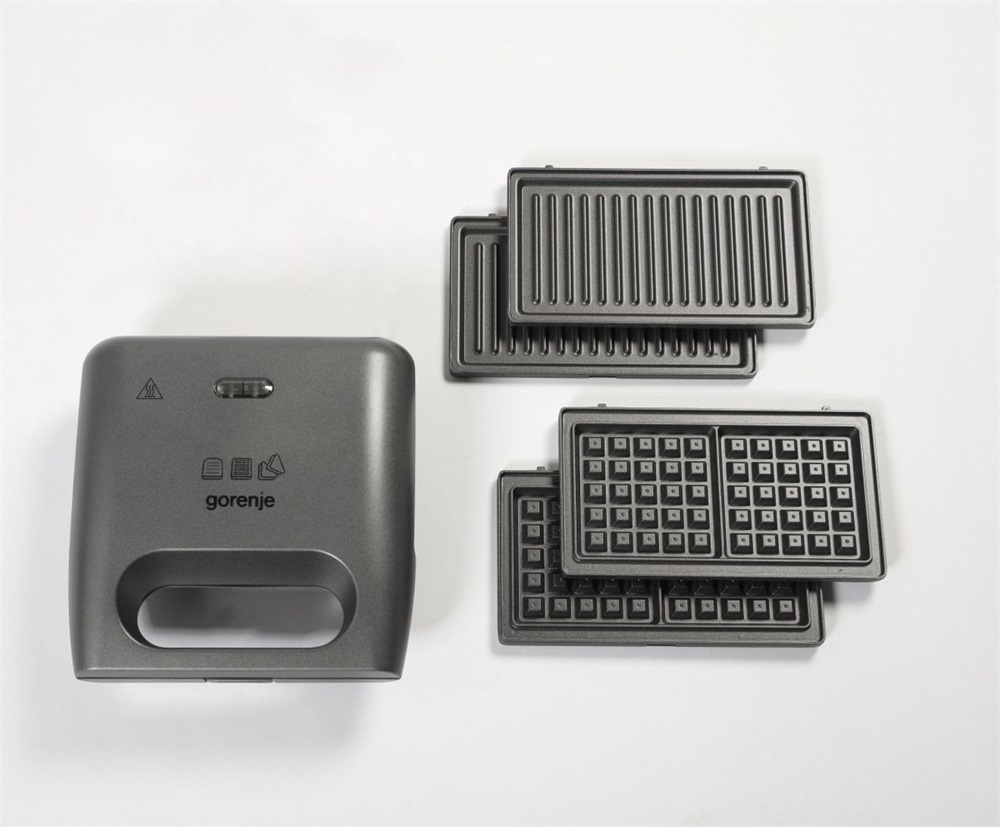 Gorenje SM703GCG 3in1 ezüst gorfi - grill/panini - szendvicssütő
