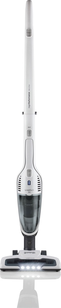 Gorenje SVC180FW 2 az 1-ben akkumulátoros fehér álló porszívó (Újracsomagolt)