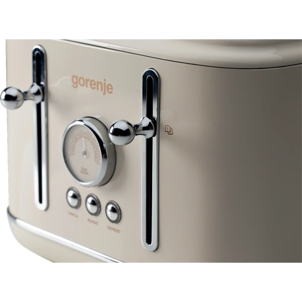 Gorenje T2300CLIN bézs 4 szeletes retro kenyérpirító