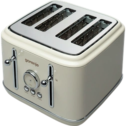 Gorenje T2300CLIN bézs 4 szeletes retro kenyérpirító