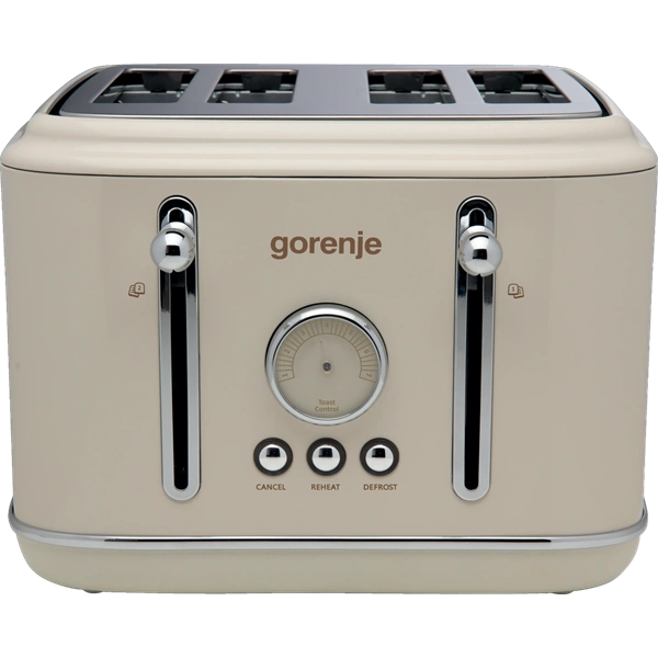 Gorenje T2300CLIN bézs 4 szeletes retro kenyérpirító