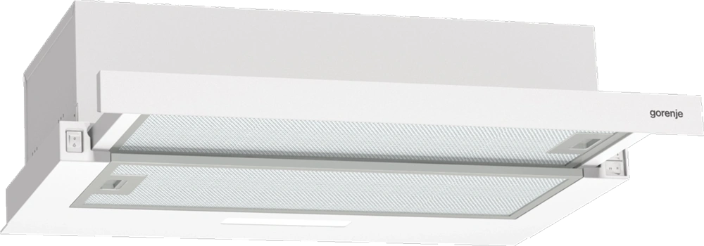 Gorenje TH60E3W fehér, kihúzható, méret:60cm, teleszkópos, páraelszívó
