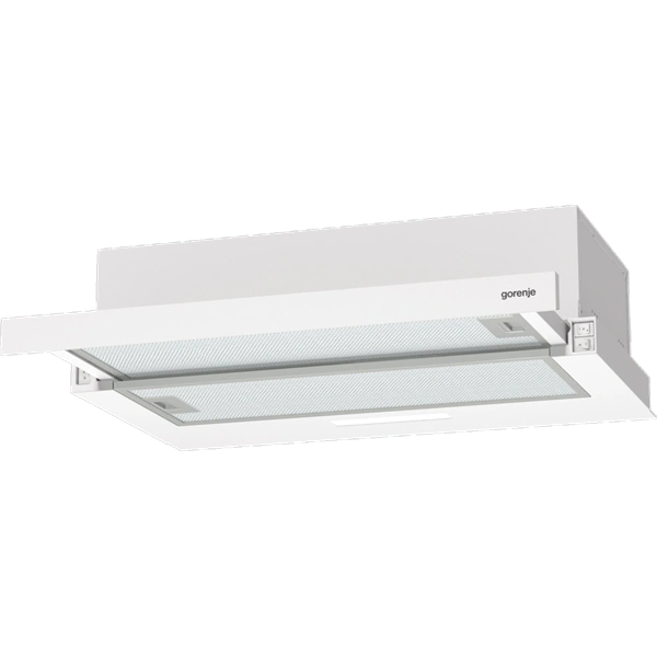 Gorenje TH60E3W fehér, kihúzható, méret:60cm, teleszkópos, páraelszívó