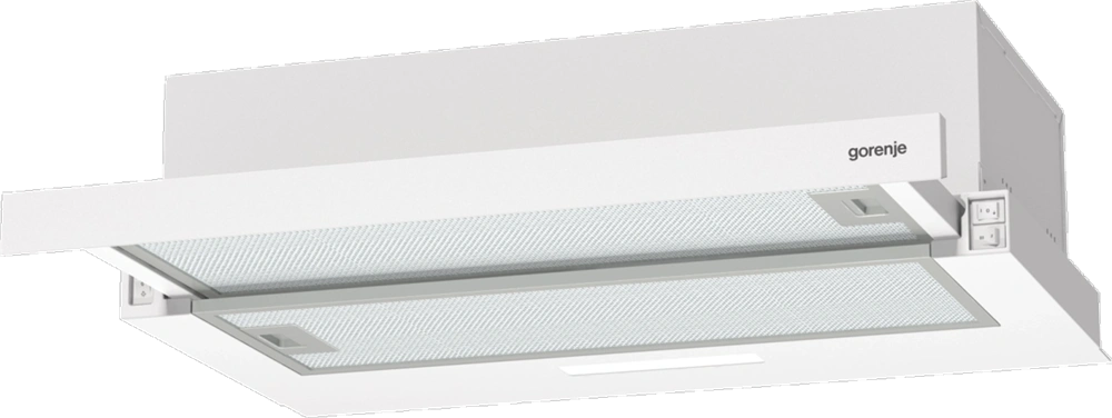 Gorenje TH60E3W fehér, kihúzható, méret:60cm, teleszkópos, páraelszívó