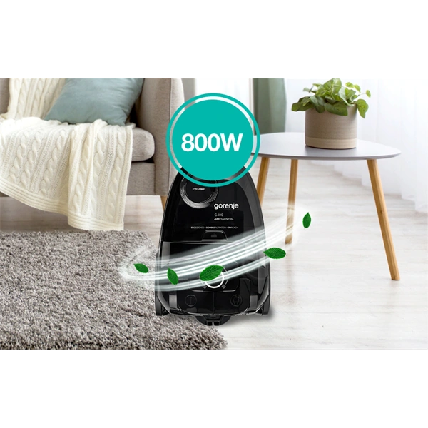 Gorenje VCE01G4AEBK porzsák nélküli porszívó
