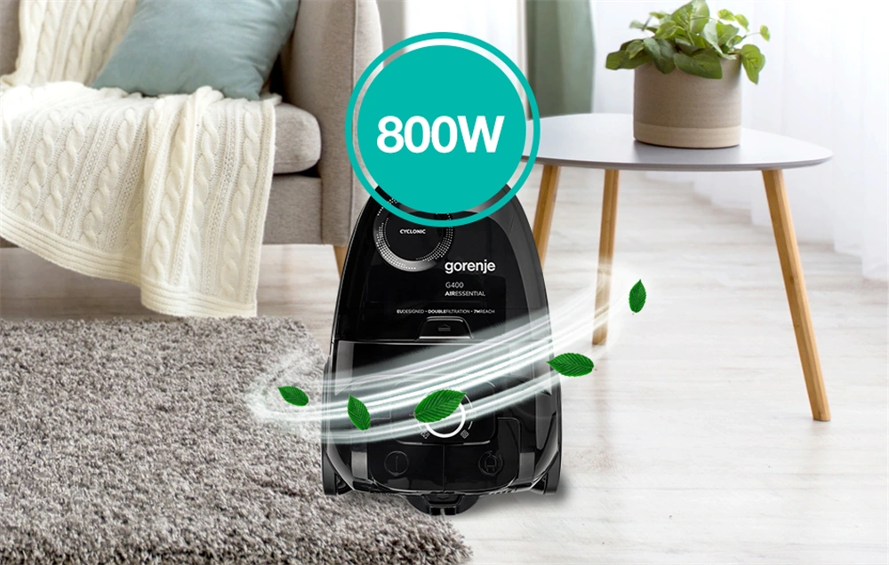 Gorenje VCE01G4AEBK porzsák nélküli porszívó