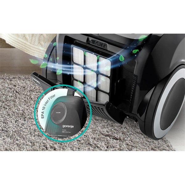 Gorenje VCE01G4AEBK porzsák nélküli porszívó